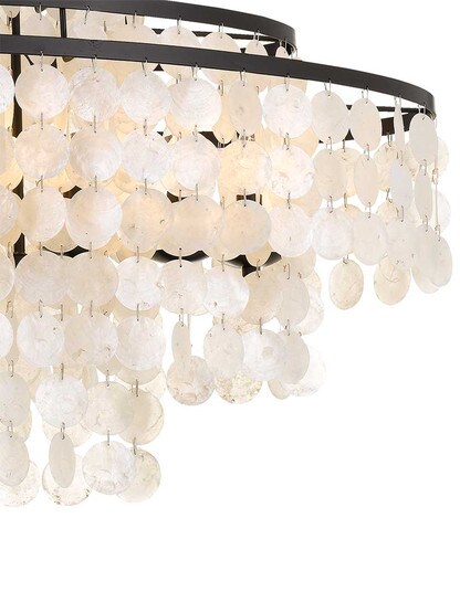 Alternate View of Brielle 6 Light Island Chandelier.