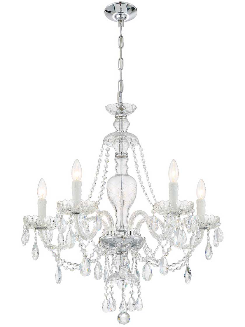 Alternate View of Candace 5 Light Chandelier.