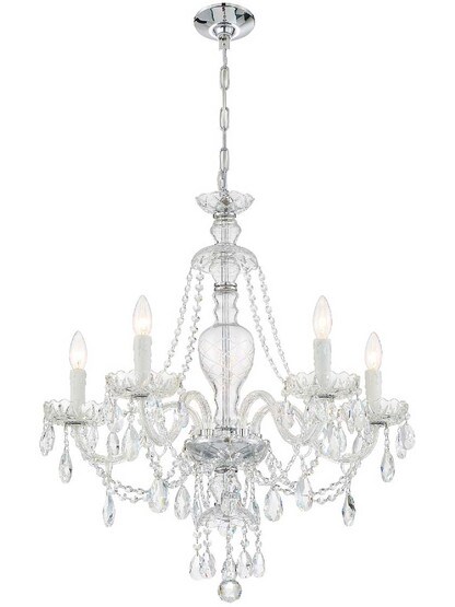 Alternate View of Candace 5 Light Chandelier.