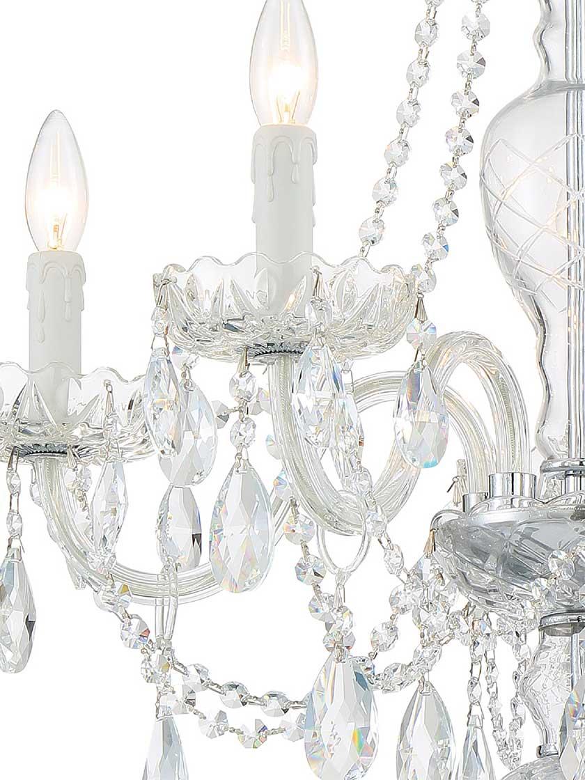 Alternate View 2 of Candace 5 Light Chandelier.