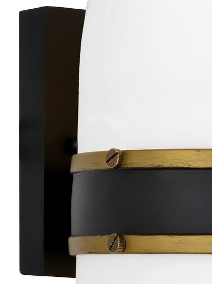 Capsule 8 Inch 2 Light Outdoor Wall Mount