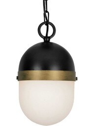 Capsule 6 Inch 1 Light Outdoor Pendant.