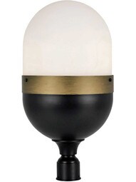 Capsule 3 Light Outdoor Lantern Post.