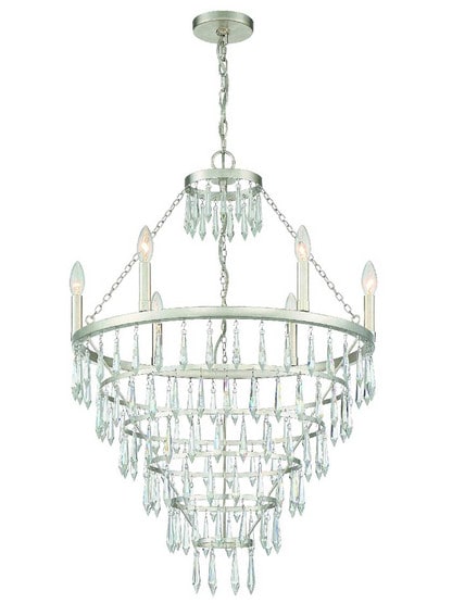 Alternate View of Lucille 6 Light Chandelier.