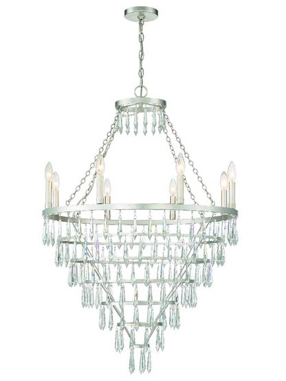 Alternate View of Lucille 8 Light Chandelier.