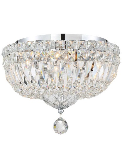 Alternate View of Rosyln 3 Light Ceiling Mount.