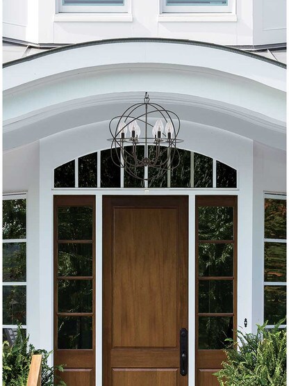 Alternate View of Solaris 22 1/2 inch Exterior Chandelier.