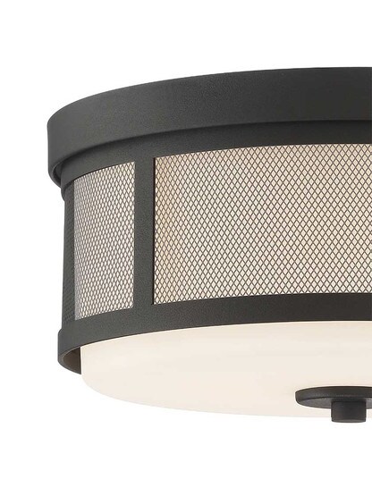 Alternate View 2 of Trevor 2 Light Ceiling Mount.
