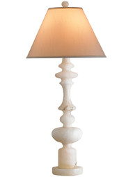 Farrington Table Lamp With Cream Silk Shade