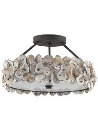 Oyster 3-Light Semi-Flush