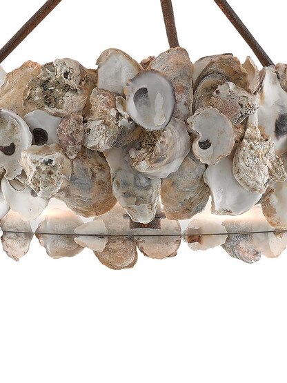 Oyster 3-Light Semi-Flush