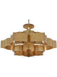 Grand Lotus 6-Light Chandelier.