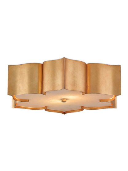 Grand Lotus 2-Light Flush Mount Ceiling Light