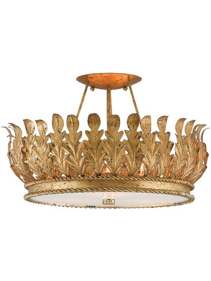 Biddulph 3-Light Semi-Flush Mount.