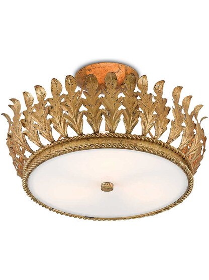 Alternate View of Biddulph 3-Light Semi-Flush Mount.