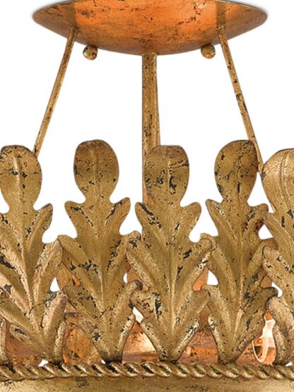 Biddulph 3-Light Semi-Flush Mount