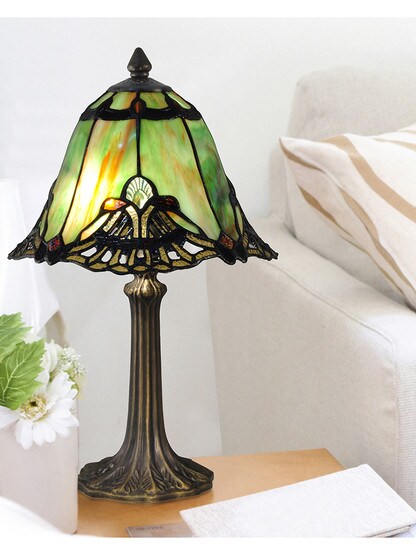Green Haiawa Tiffany Accent Table Lamp