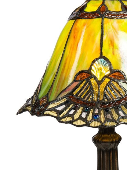 Green Haiawa Tiffany Accent Table Lamp