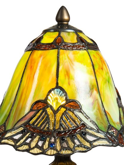 Green Haiawa Tiffany Accent Table Lamp