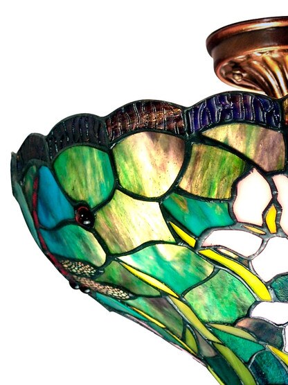 Savannah Tiffany Flush Mount