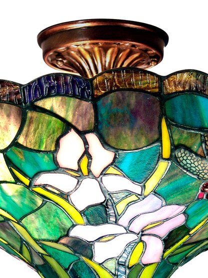 Savannah Tiffany Flush Mount