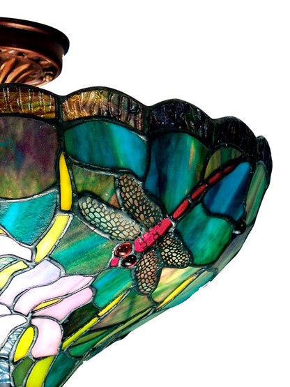 Savannah Tiffany Flush Mount