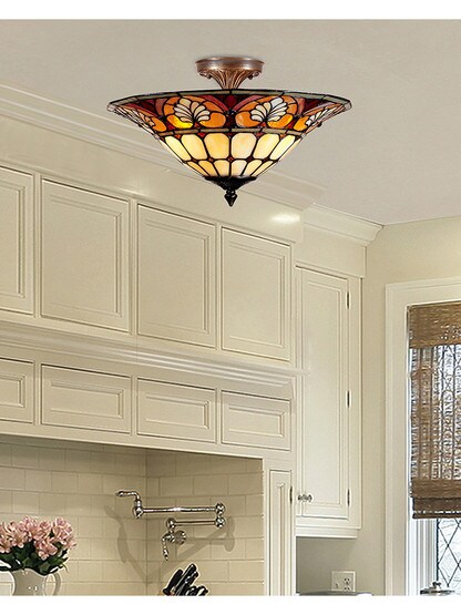 Dylan Tiffany Flush Mount