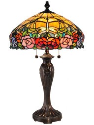 Zenia Rose Tiffany Table Lamp