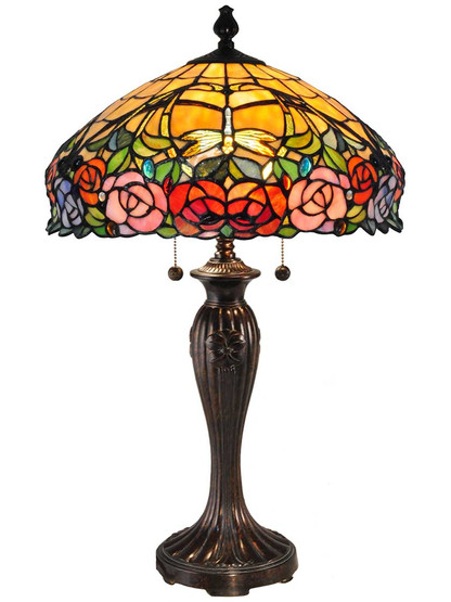 Zenia Rose Tiffany Table Lamp.