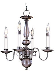 Jamestown 4 Light Chandelier In Mahogany Bronze Finish