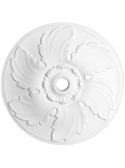 Montgomery 9 3/4 inch Ceiling Medallion With 1 inch Center Hole.