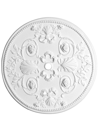 Cornwall 14 3/4 inch Ceiling Medallion With 1 inch Center Hole.