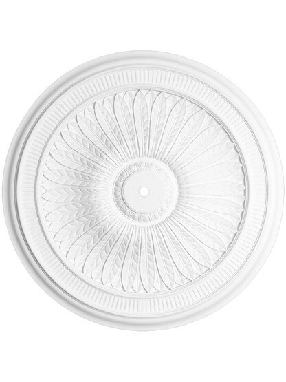 Monticello 27 7/8-Inch Ceiling Medallion With 1-Inch Center Hole.