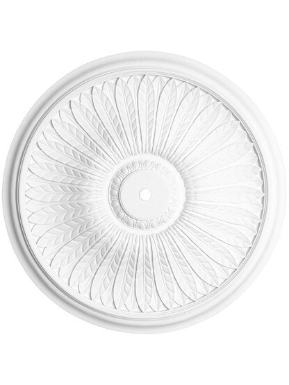 Monticello 23 3/4-Inch Ceiling Medallion With 1-Inch Center Hole.