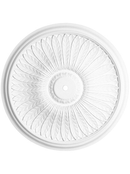 Monticello 23 3/4-Inch Ceiling Medallion With 1-Inch Center Hole.