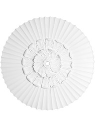 Venetian 31 inch Ceiling Medallion With 1 inch Center Hole.