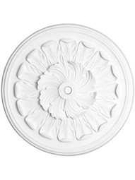 Venetian 21 1/4 inch Ceiling Medallion With 1 inch Center Hole.