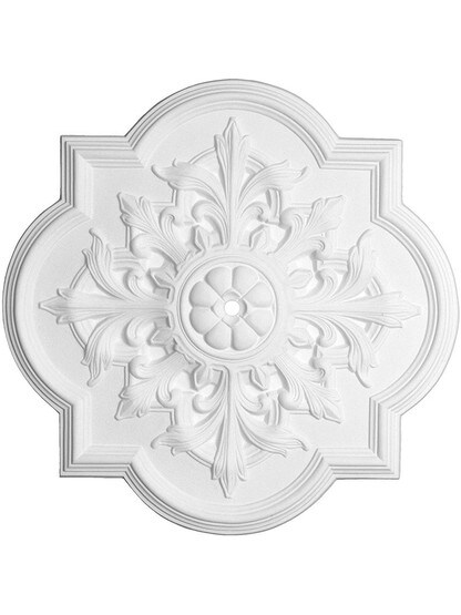 Norwich 31 3/8 inch Ceiling Medallion With 1 inch Center Hole.