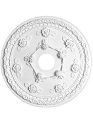 Cherub 22 3/16" Ceiling Medallion With 4" Center Hole