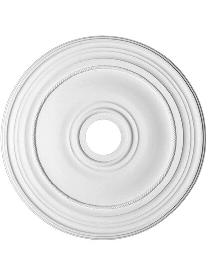 Bristol 16 1/8 inch Ceiling Medallion With 4 inch Center Hole.