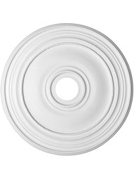 Bristol 16 1/8 inch Ceiling Medallion With 4 inch Center Hole.
