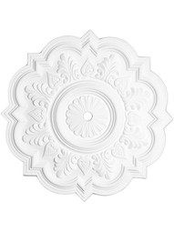 Queen Anne 21" Ceiling Medallion With 1" Center Hole