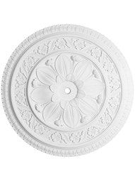 Lotus 25 3/4" Ceiling Medallion With 1" Center Hole