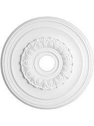 Ansley 16 inch Ceiling Medallion With 4 inch Center Hole.