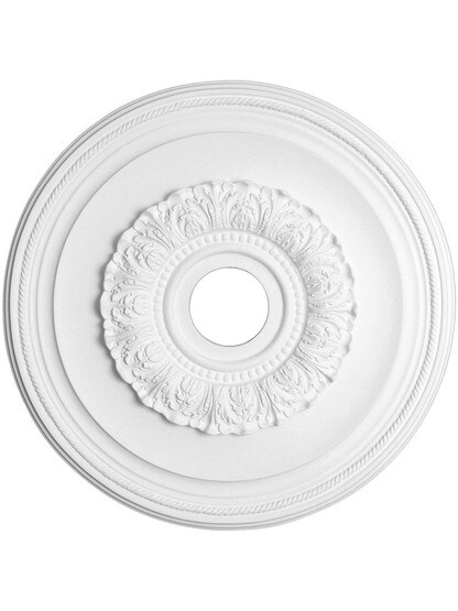 Ansley 29 1/2 inch Ceiling Medallion With 4 inch Center Hole.