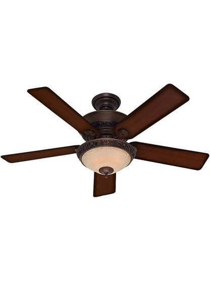 52 inch Italian Countryside Fan With Cocoa Finish and Barnwood / Walnut Blades.