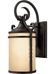 Casa Wall Mounted Porch Light in Olde Black