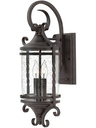 Casa 2-Light Wall Mount With Seedy Glass