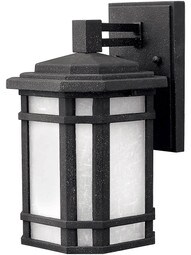 Cherry Creek Entry Light in Vintage Black.