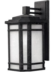 Cherry Creek Large Entry Light In Vintage Black.